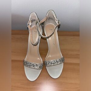 Betsey Johnson Silver Heels